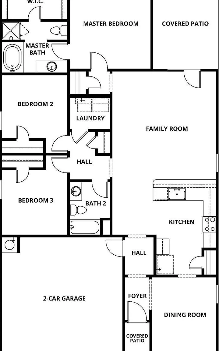 3 bed, 2.0 bath, 1552 sqft, $2,290 — Photo 2