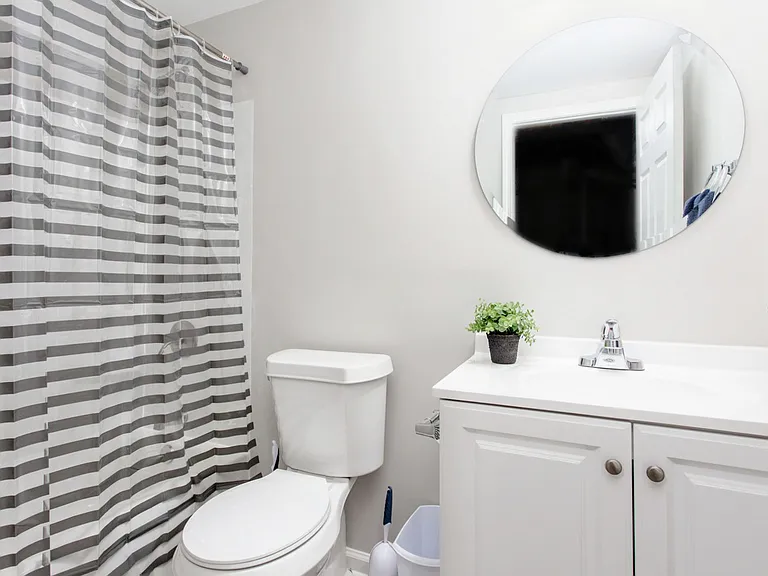 Brand new shared downstairs bath.
