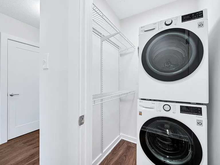 Full sized washer and dryer