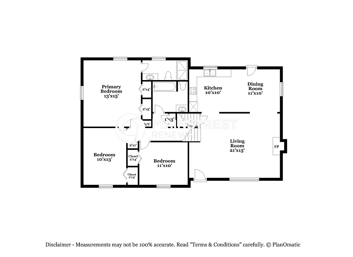 Floor Plan - 722 Oak Dr E