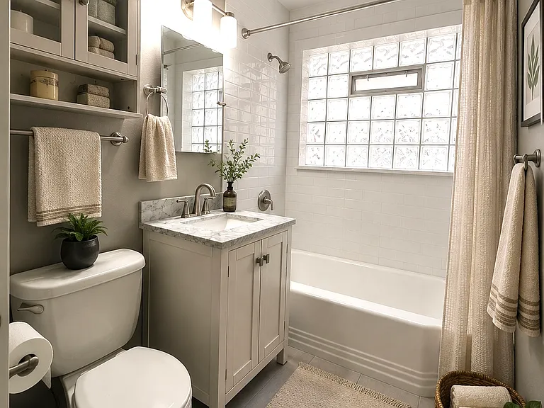 brand new bathroom