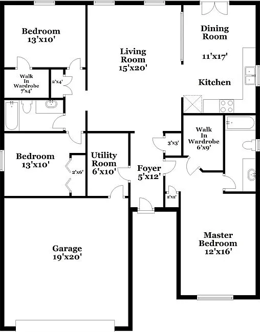 3 bed, 2.0 bath, 1408 sqft, $1,955 — Photo 2