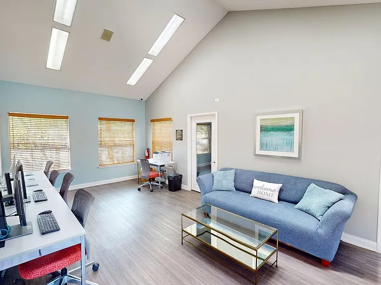 Business Center with Comfortable Furniture