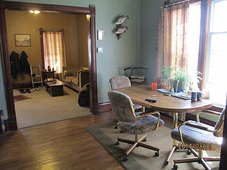 Dining room, window view