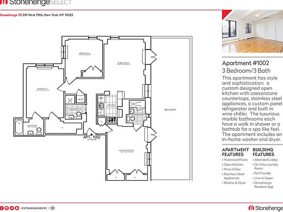 2nd image of 210 W 70th St APT 1002