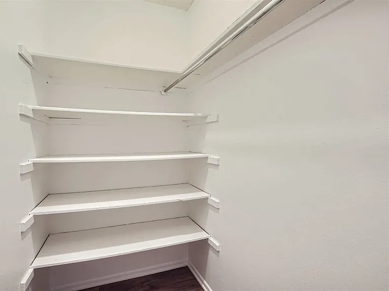 Walk-in Closet with Shelving