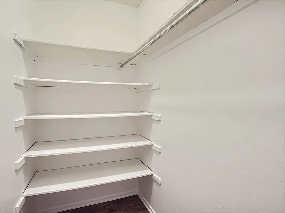 Walk-in Closet with Shelving