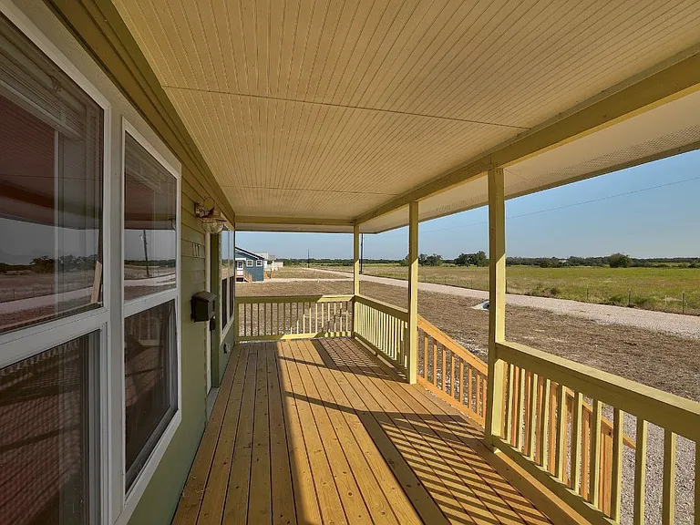 View from the front porch looking north.