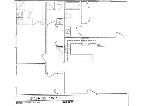 Floor plan Washington 1