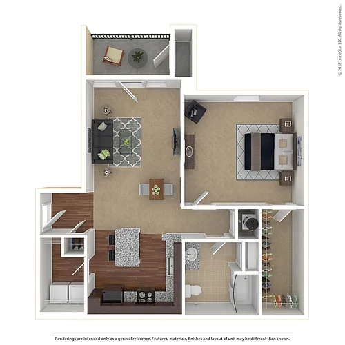 Floor plan 1 Bedroom Premier