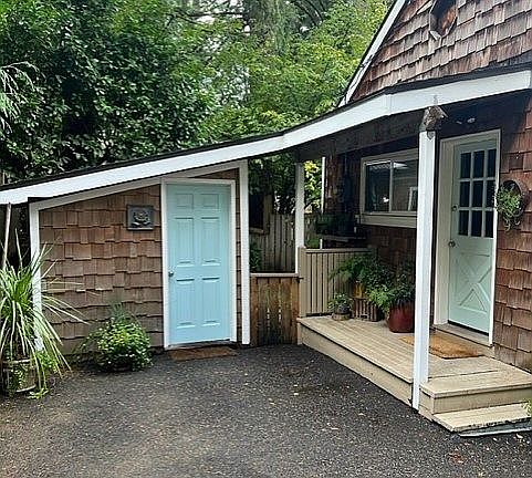 Covered Porch and She-Shed