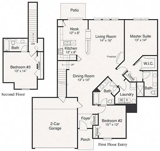 Floor plan Glenmoore