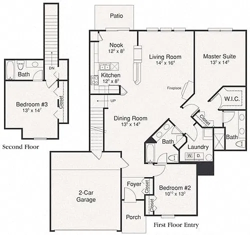 Floor plan Glenmoore
