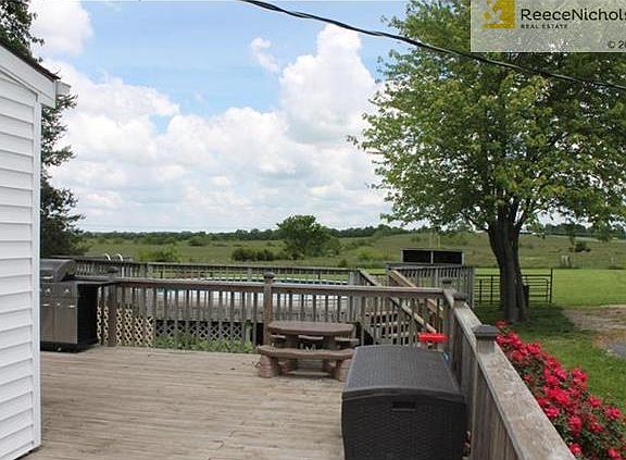 Wrap-Around Deck overlooking 20 acres. Fenced and Crossed Fenced.  Above Ground Pool.