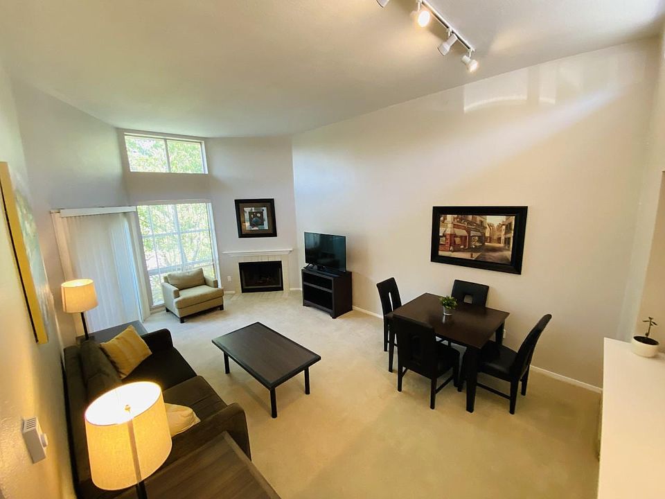 High ceilings make the space feel so open and large