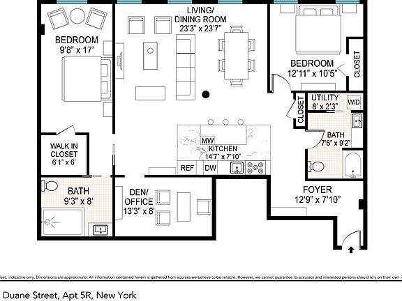 2nd image of 110 Duane St APT 5R