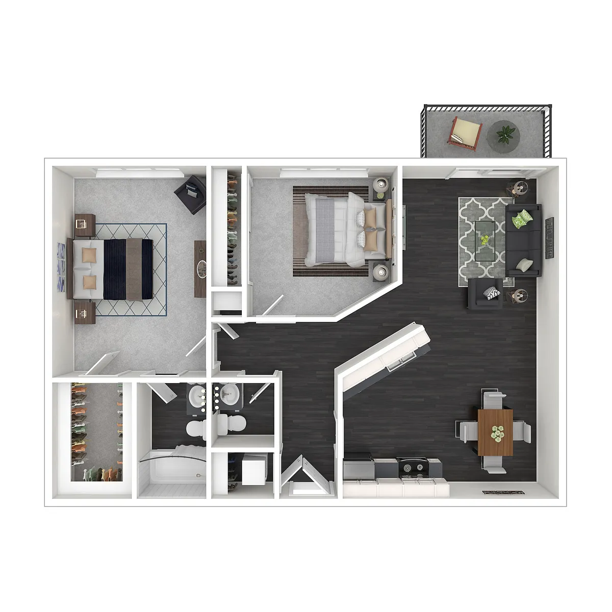 Floor plan 2X15