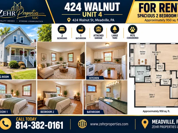 424 Walnut St, 424 Walnut St #4, Meadville, PA 16335