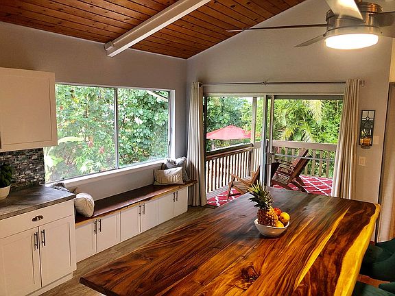 Kitchen leading to Lanai