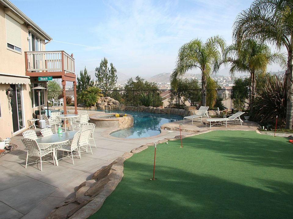 View from putting green