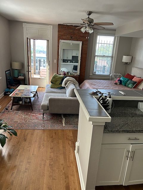 Tons of natural light and historic charm. High ceiling.