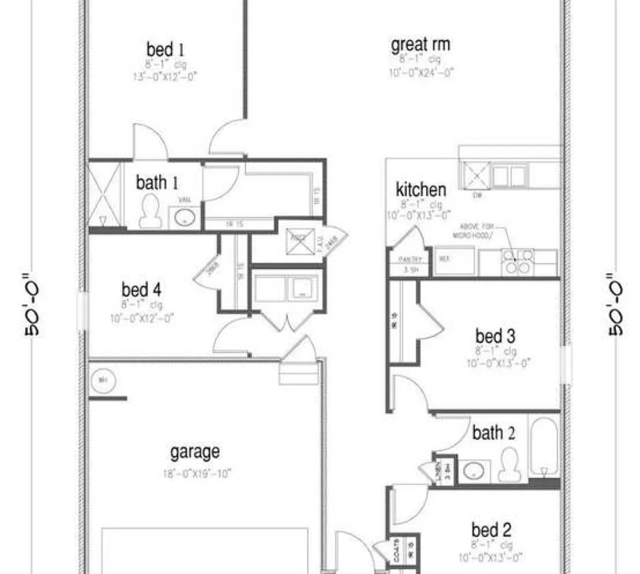 4 bed, 1387 sqft, $2,300 — Photo 2