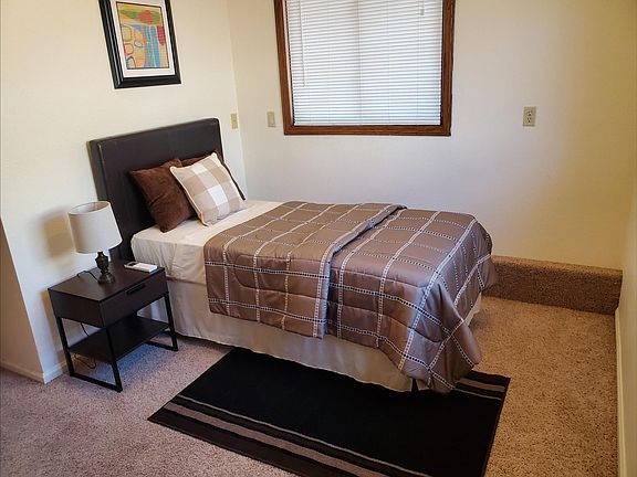 EACH ROOM COMES WITH EXTRA-LONG MATRESS; DRESSER; CLOSET; REVERSIBLE CEILING FAN/LIGHT