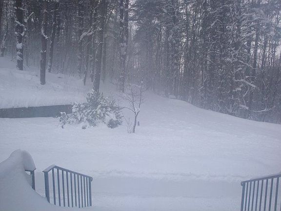 looking out front door