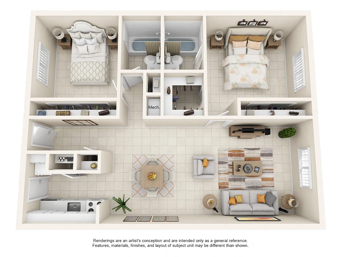 Floor plan Model B2