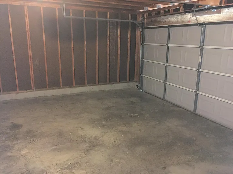 Attached 2-car garage interior