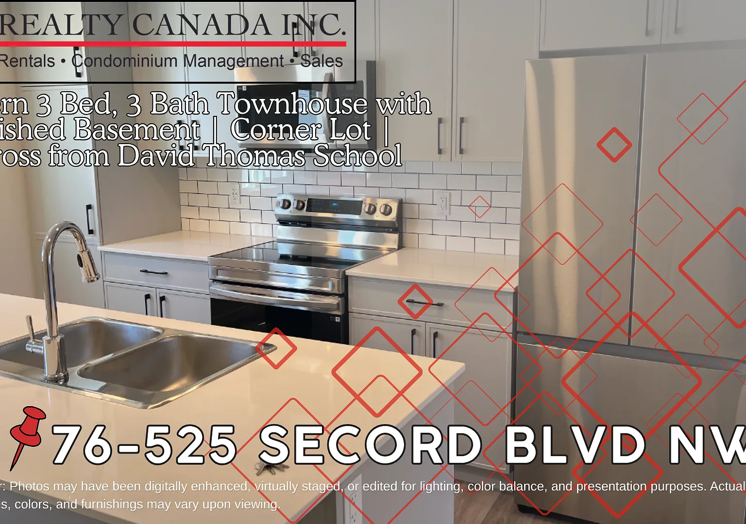 (PN 1165) Brand-New 3-Bedroom Townhouse Across from David Thomas School — Photo 1