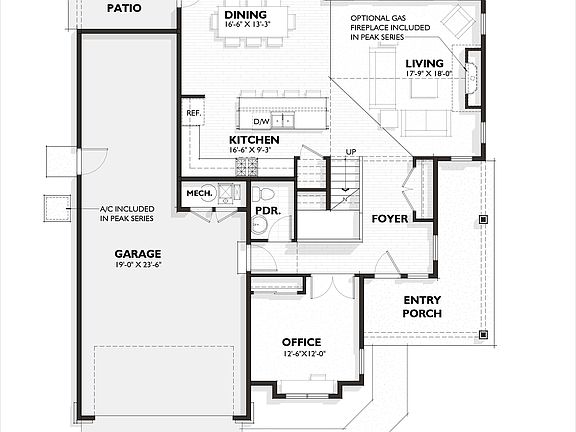 Palouse at The Reserve - main floor