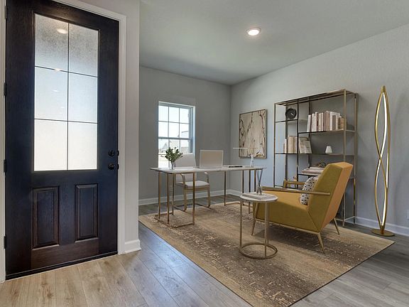 Foyer Study - Virtually Staged