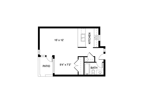 Floor plan Studio