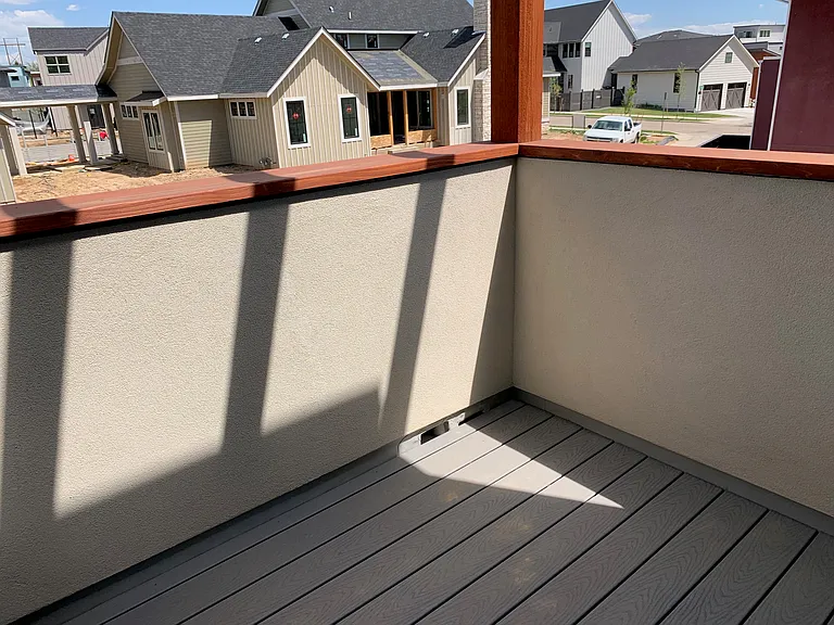 Deck off Kitchen/Living Area