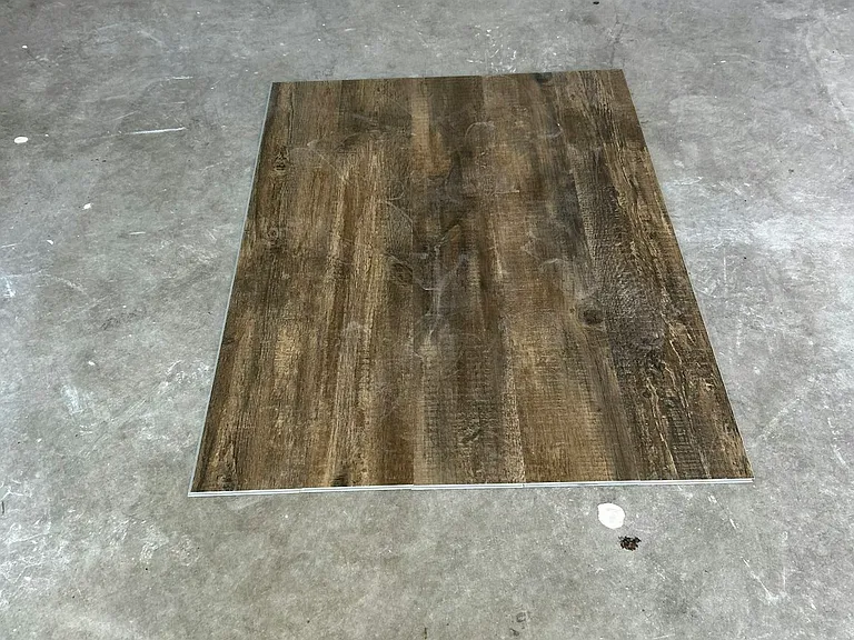 Actual flooring to be installed