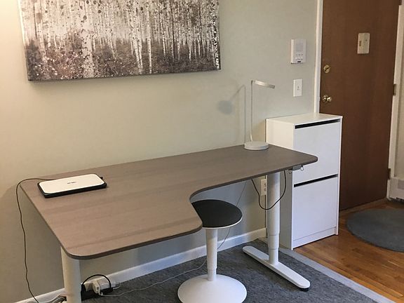 Front door entry into living room