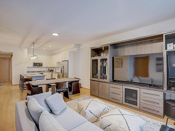 Build in entertainment with soft close drawers