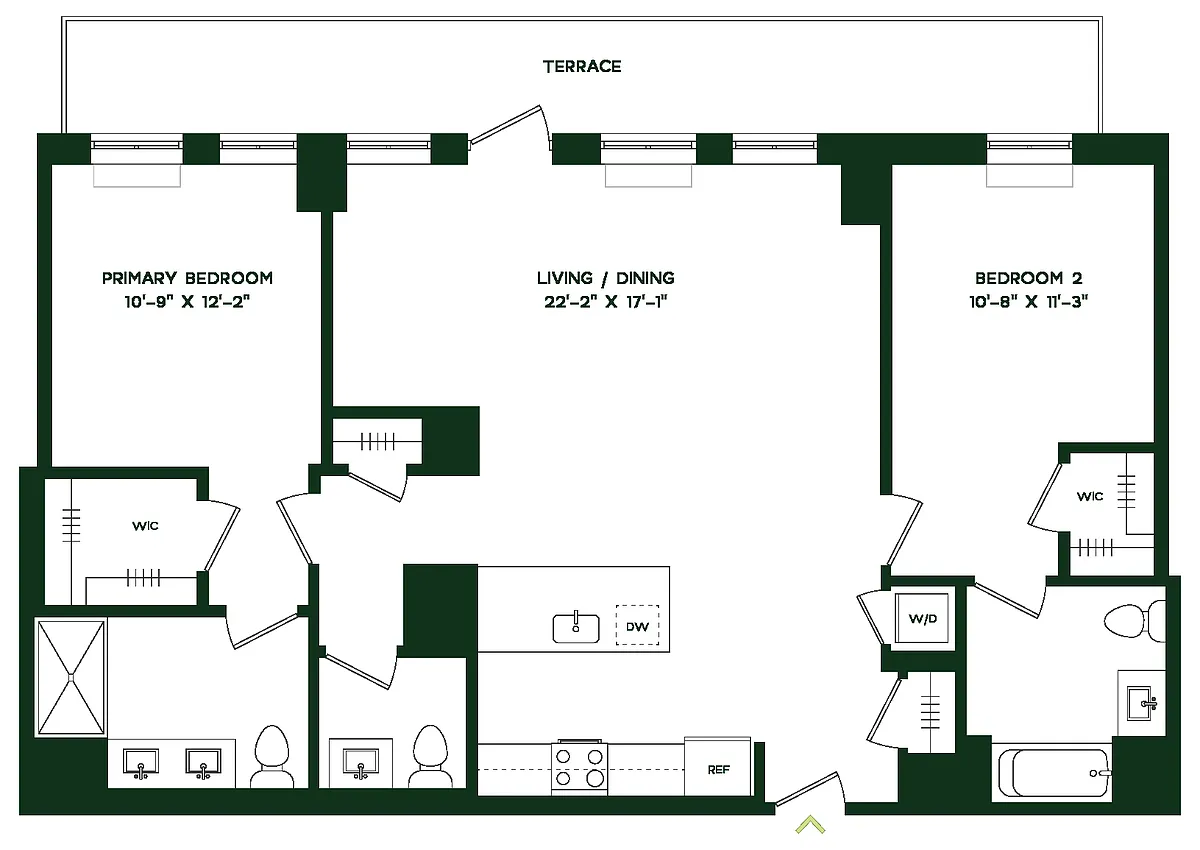 Floor plan B14W