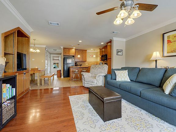 Downstairs open living area