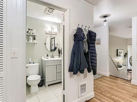 Updated powder room