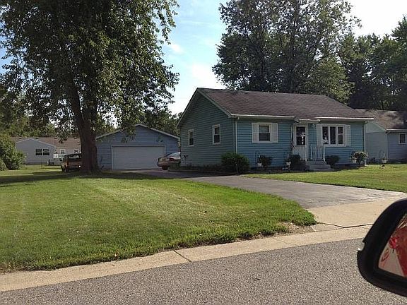 House & garage from street