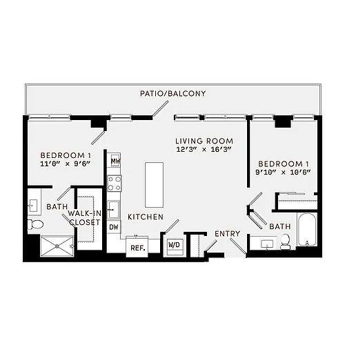 Floor plan B8