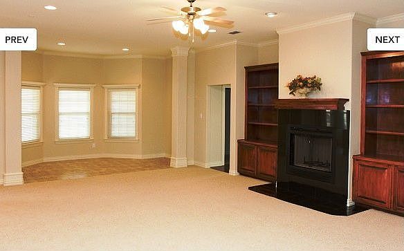 Living room and breakfast nook