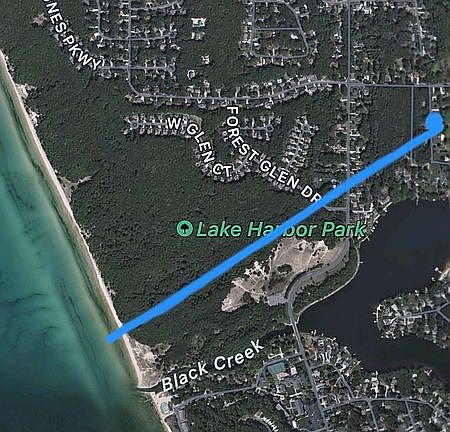Lake Michigan to4243 Lin Nan