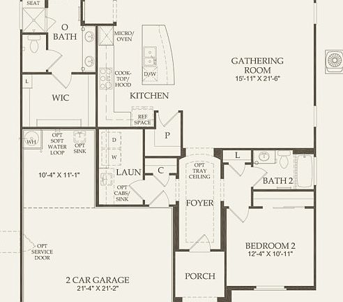 First Floor 2 br / 2 ba