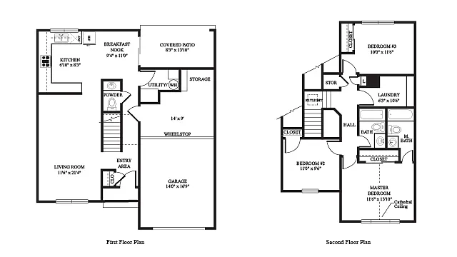 Floor plan 3 bed
