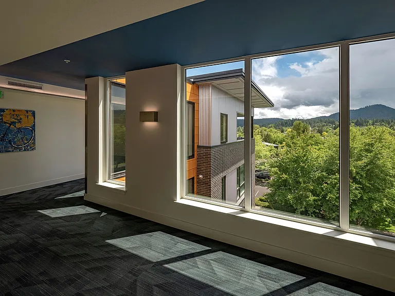 Amazon Corner | Interior Hallway