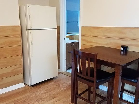 Kitchen with fridge