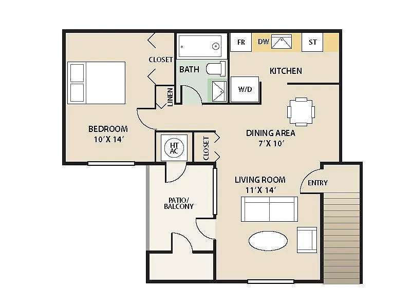 Floor plan Blue Spruce